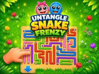 Untangle Snake Frenzy cover